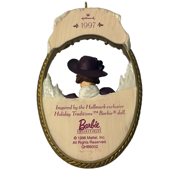 Barbie Ornaments - Set of 3, 96-02, Mattel, Hallmark, Enesco - Picture 3 of 8